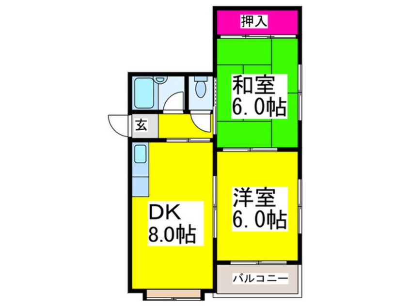 間取図 フォンタル堺東