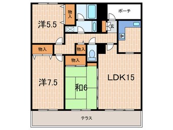 間取図 ロイヤルメゾン甲陽園Ⅱ