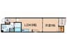More　Kawaramachi 1LDKの間取り