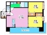 Ｗ．Ｏ．Ｂ．　ＫＹＯＢＡＳＨＩ 2LDKの間取り