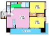 Ｗ．Ｏ．Ｂ．　ＫＹＯＢＡＳＨＩ 2LDKの間取り