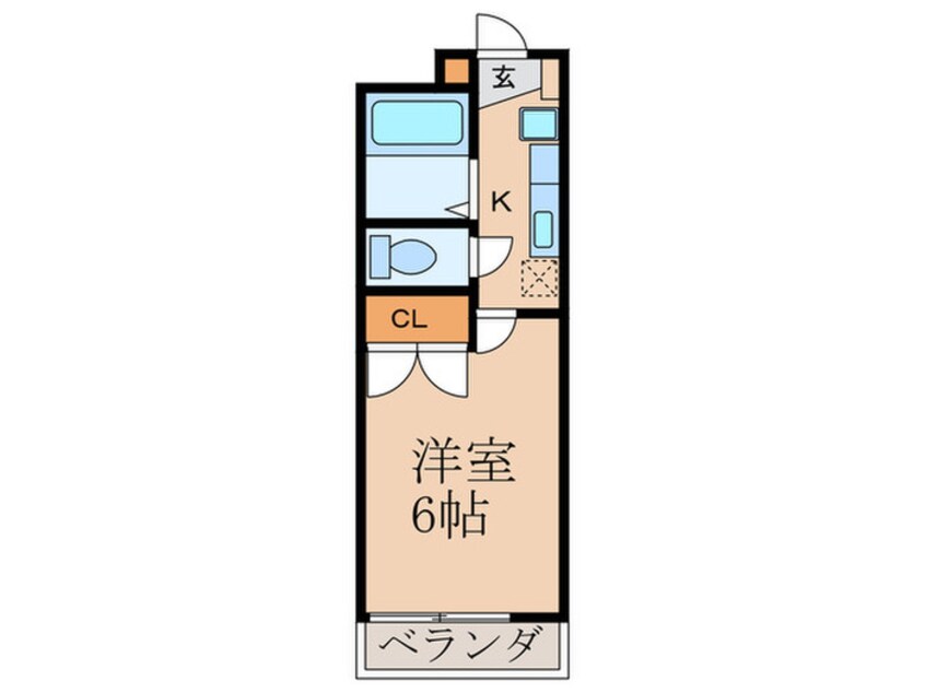 間取図 アリュール学院前Ⅰ