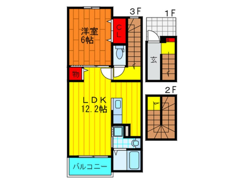 間取図 レジデンス門真南Ⅱ