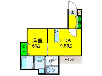 間取図 サン・クレール殿辻