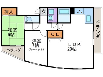 間取図 サンホ－ハイツ