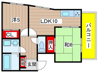 間取図 サンホ－ハイツ