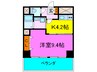 willDo堺筋本町 1DKの間取り