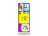 YOSHIDAマンション 1LDKの間取り