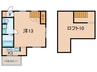 AOIビル 1Kの間取り
