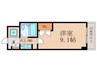 BEL PALAZZO 1Kの間取り