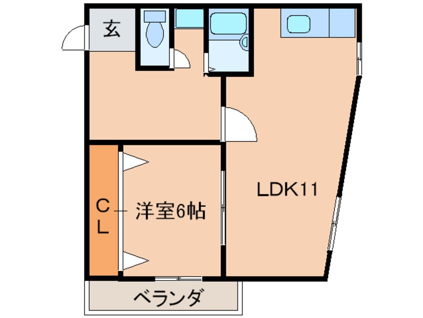 間取図 市隆ハイツ 武庫之荘