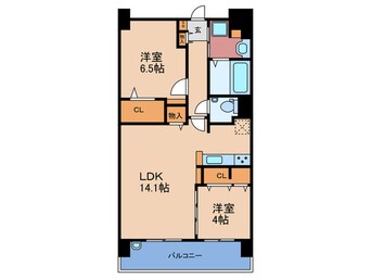 間取図 ポラリス松ヶ枝