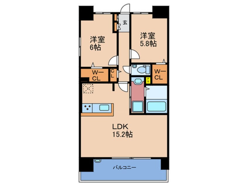 間取図 ポラリス松ヶ枝