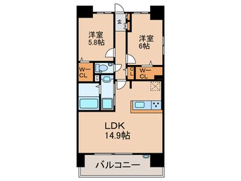 間取図 ポラリス松ヶ枝