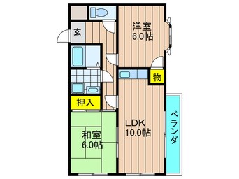 間取図 サンエ－ル小野