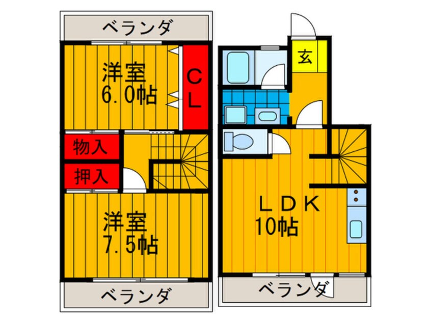 間取図 メゾン・セレステ２１