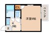 メゾンホワイティ 1Kの間取り