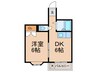 イマ　フルネス 1DKの間取り