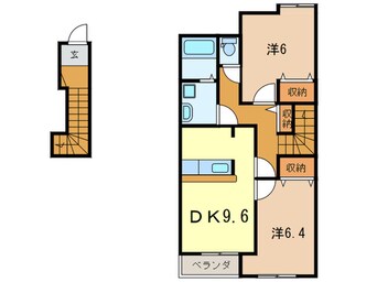間取図 アイエスパレス・ウェスト