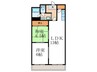 アサワハイツ 2LDKの間取り