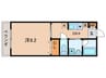 ＪＰアパートメント膳所 1DKの間取り