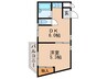 第二永和マンション 1DKの間取り