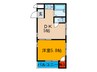 第二永和マンション 1DKの間取り