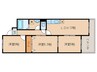 シャンポール山科 3LDKの間取り