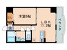 ミモザ千 1LDKの間取り