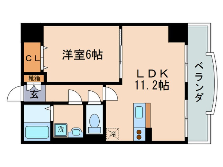間取図 ミモザ千
