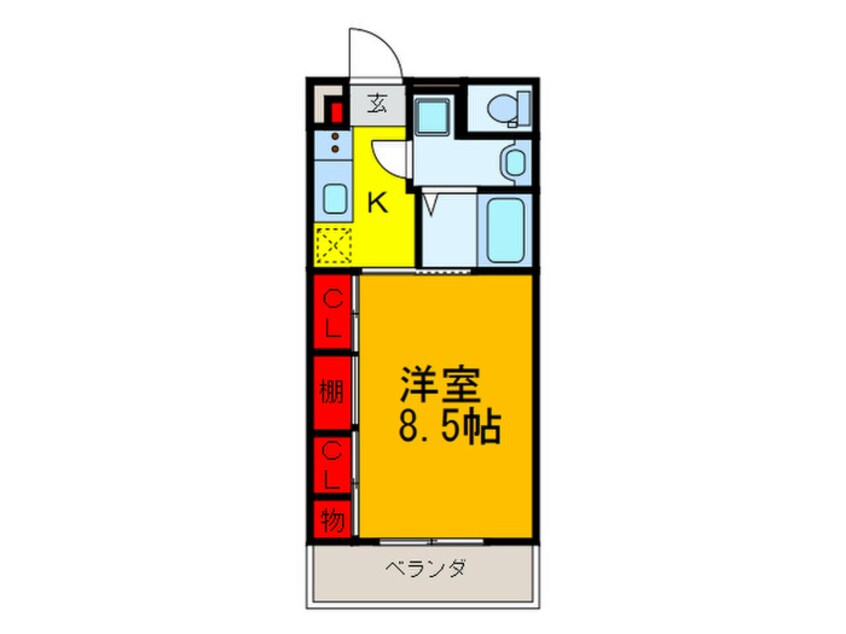 間取図 HANATEN EAST