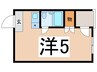 ショウエイハウス5 1Rの間取り