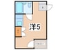ショウエイハウス5 1Rの間取り