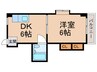 サンハイツ十三 1DKの間取り
