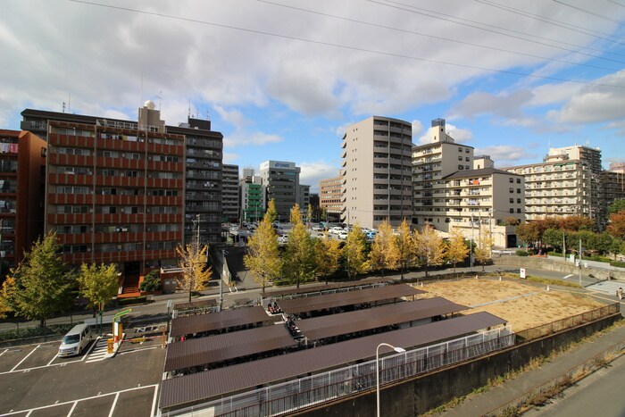 室内からの展望 パークフラッツ緑地公園