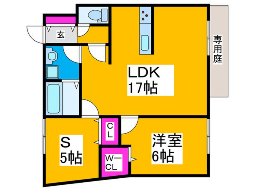 間取図 エフイー大阪狭山