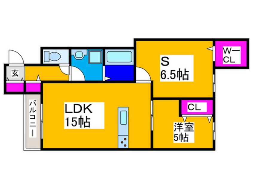 間取図 エフイー大阪狭山