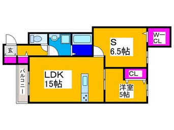 間取図 エフイー大阪狭山