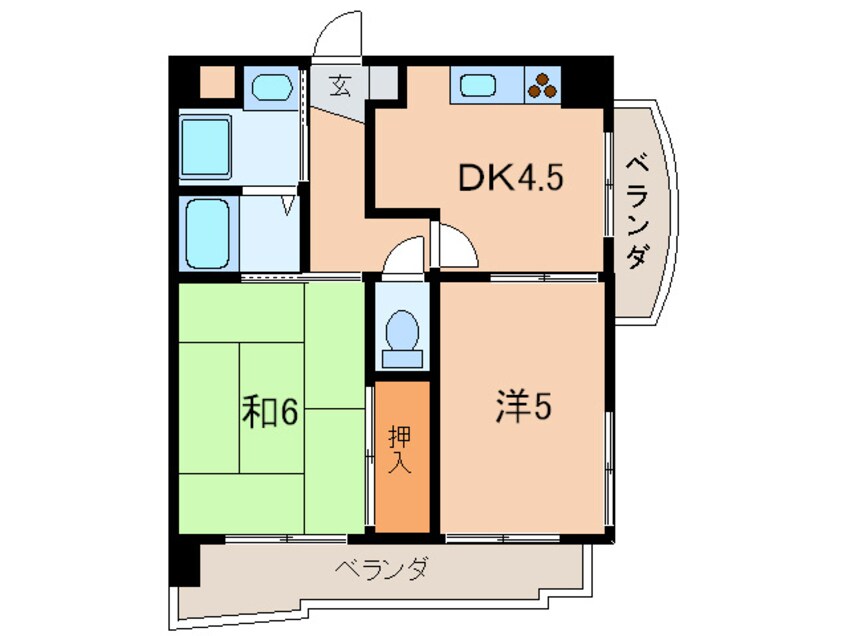 間取図 ＡＧＩＯ三好