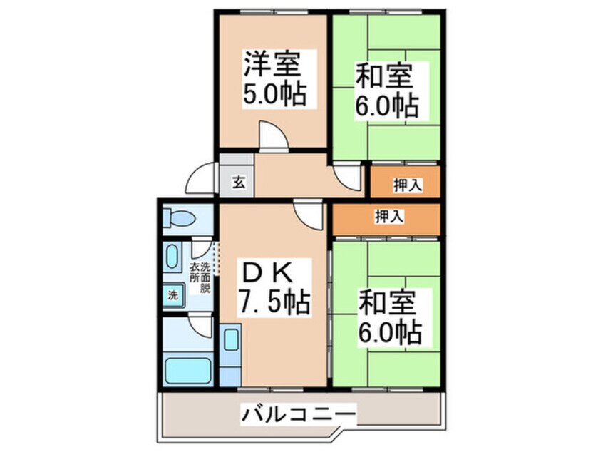 間取図 ビラ高石