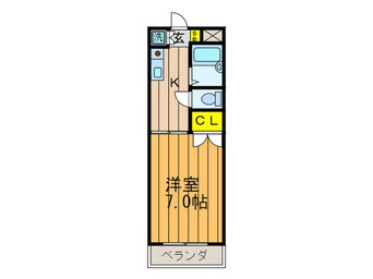 間取図 ラヴェニュー西牧野