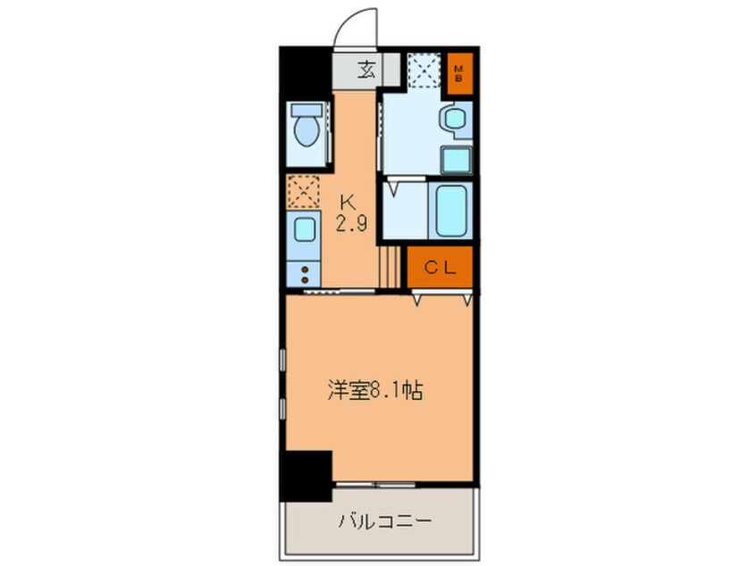 間取図 シルフィード梅田北