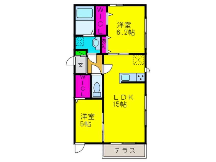 間取図 エスポワールソプラ