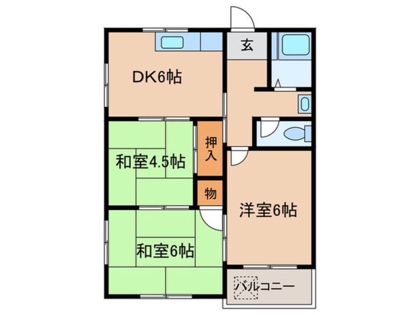 間取図 マンションスワニィ