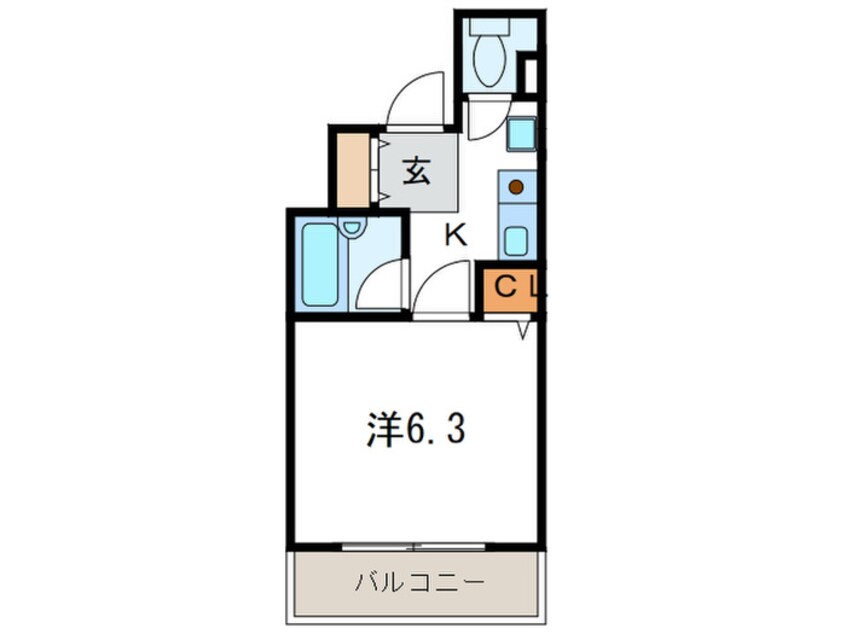 間取図 クロワ－トル二宮