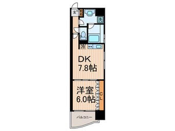 間取図 リーガル京都室町御池(201)