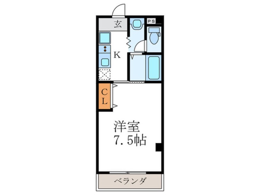 間取図 オフージュ西小路