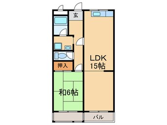 間取図 ハニーサイド塩屋