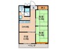 弥生マンション 3DKの間取り