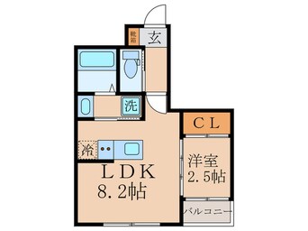 間取図 セントレジデンス伏見稲荷
